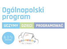 Logo Ogólnopolskiego programu Uczymy dzieci programować