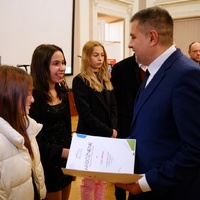 Laureaci z Prezydentem Miasta Puławy