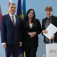 Prezydent Miasta Puławy, Przewodnicząca Rady Miasta i pani Marta Maślankiewicz- Sekretarz Miasta